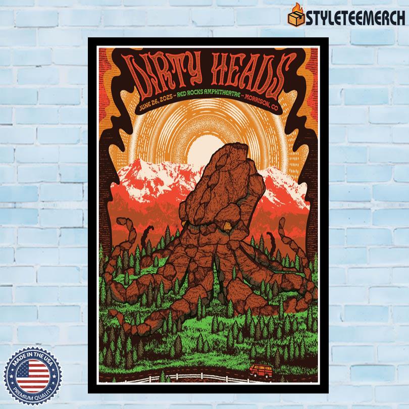 Dirty Heads Tour Morrison, CO June 26 2025 Poster 4 Dirty Heads Tour Morrison, CO June 26 2025 Poster