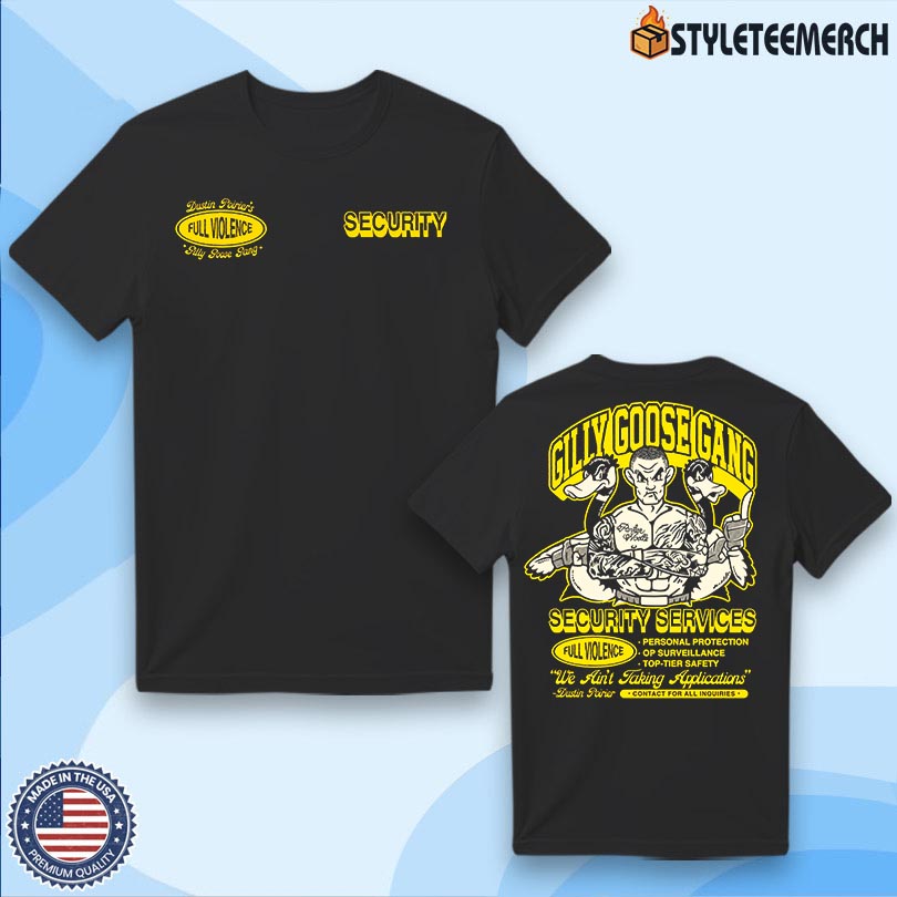 Dustin Poirier Gilly Goose Gang New Tee 4 Dustin Poirier Gilly Goose Gang New Tee