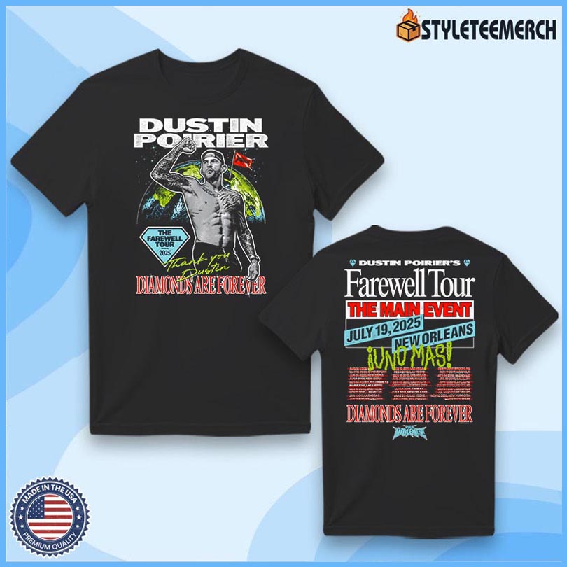 Dustin Poirier The Farewell Tour 2025 Tee 4 Dustin Poirier The Farewell Tour 2025 Tee