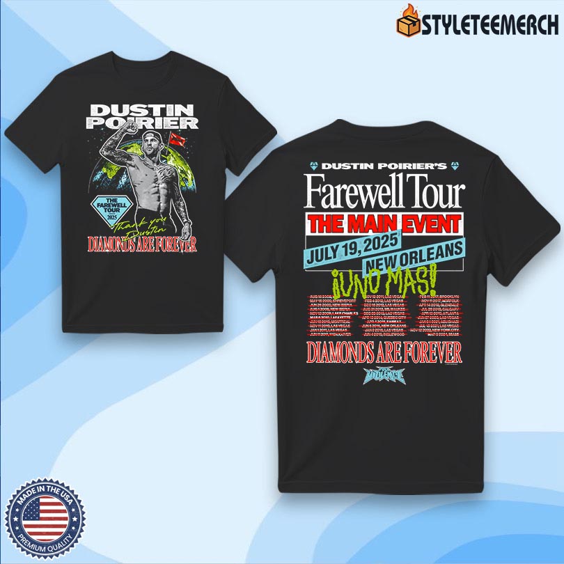 Dustin Poirier The Farewell Tour Limited Tee 4 Dustin Poirier The Farewell Tour Limited Tee