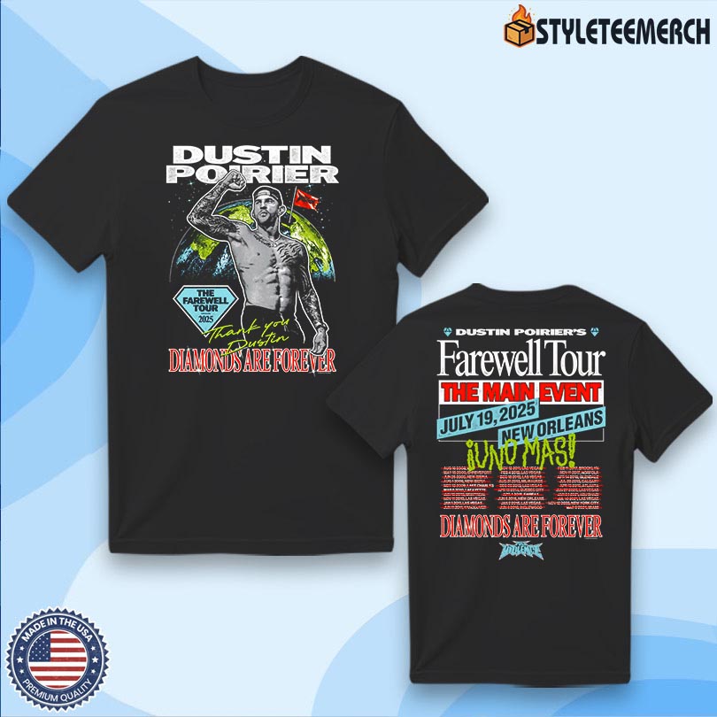 Dustin Poirier The Farewell Tour New Tee 3 Dustin Poirier The Farewell Tour New Tee