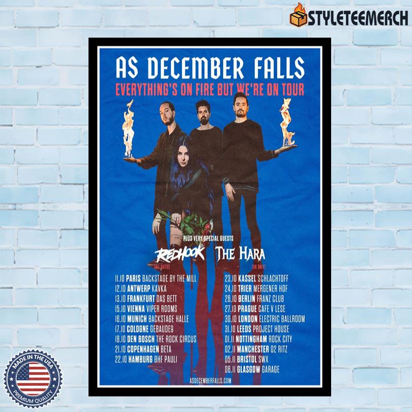 Everythings On Fire But Were On 2025 As December Falls Poster 4 Everythings On Fire But Were On 2025 As December Falls Poster