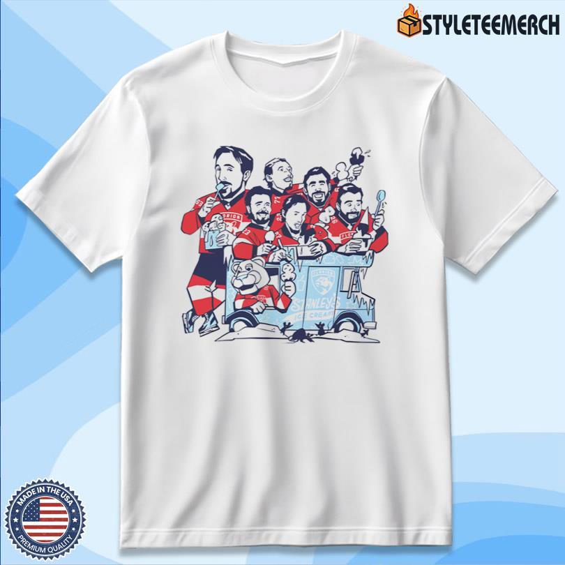 FAL Team Florida Panthers Ice Cream Scoops 2025 Tee 4 FAL Team Florida Panthers Ice Cream Scoops 2025 Tee