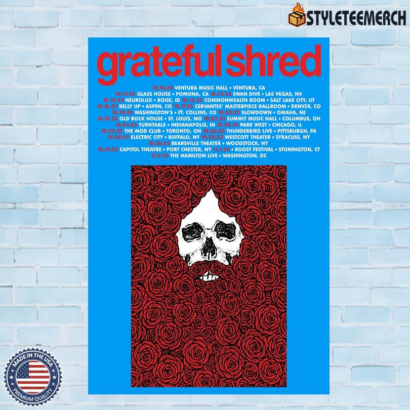 Fall 25 Grateful Shred Poster 4 Fall 25 Grateful Shred Poster