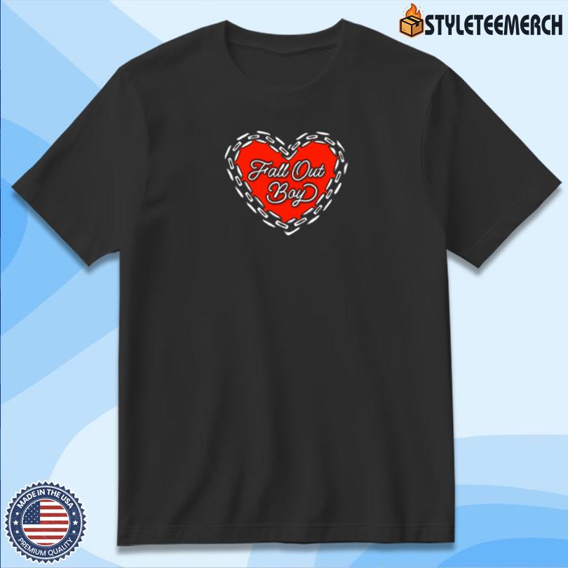 Fall Out Boy Heart Chain T-Shirt 4 Fall Out Boy Heart Chain T-Shirt