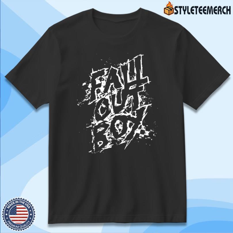 Fall Out Boy Scratch Logo T-Shirt 4 Fall Out Boy Scratch Logo T-Shirt