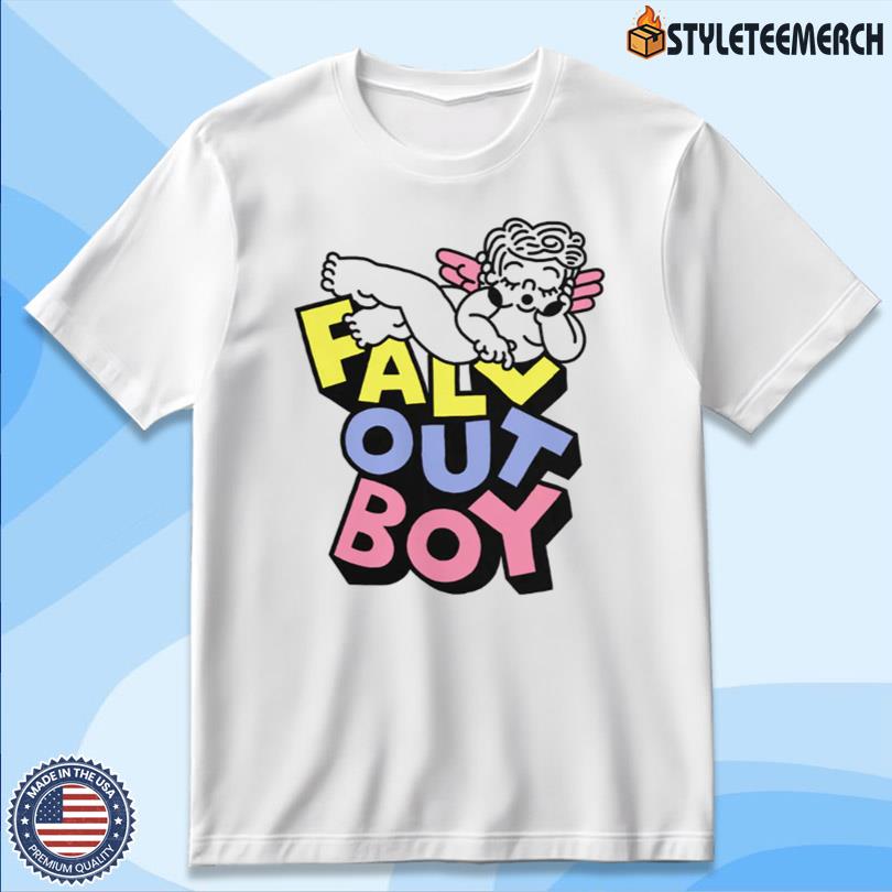 Fall Out Boy Sleepy Angel Logo 2025 T-Shirt 4 Fall Out Boy Sleepy Angel Logo 2025 T-Shirt