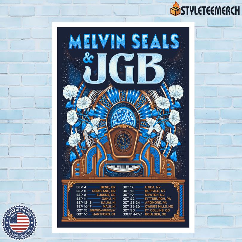 Fall Tour 2025 Melvin Seals & JGB Poster 4 Fall Tour 2025 Melvin Seals & JGB Poster