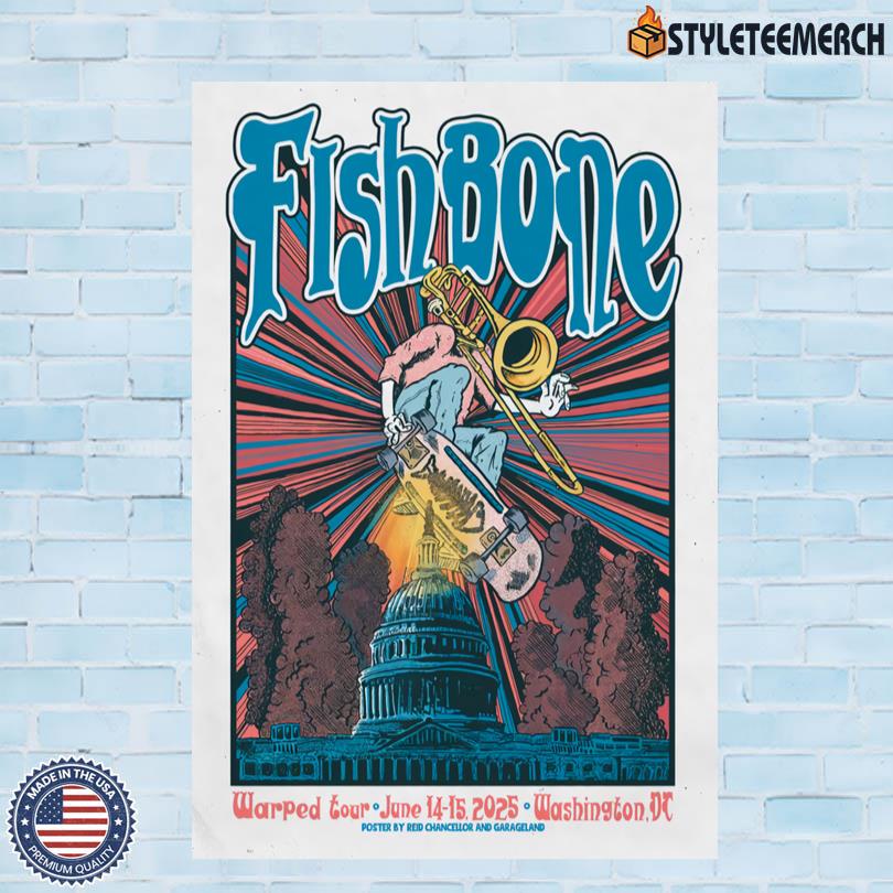 Fishbone June 14-15 2025 Concert Poster Washington DC 4 Fishbone June 14-15 2025 Concert Poster Washington DC