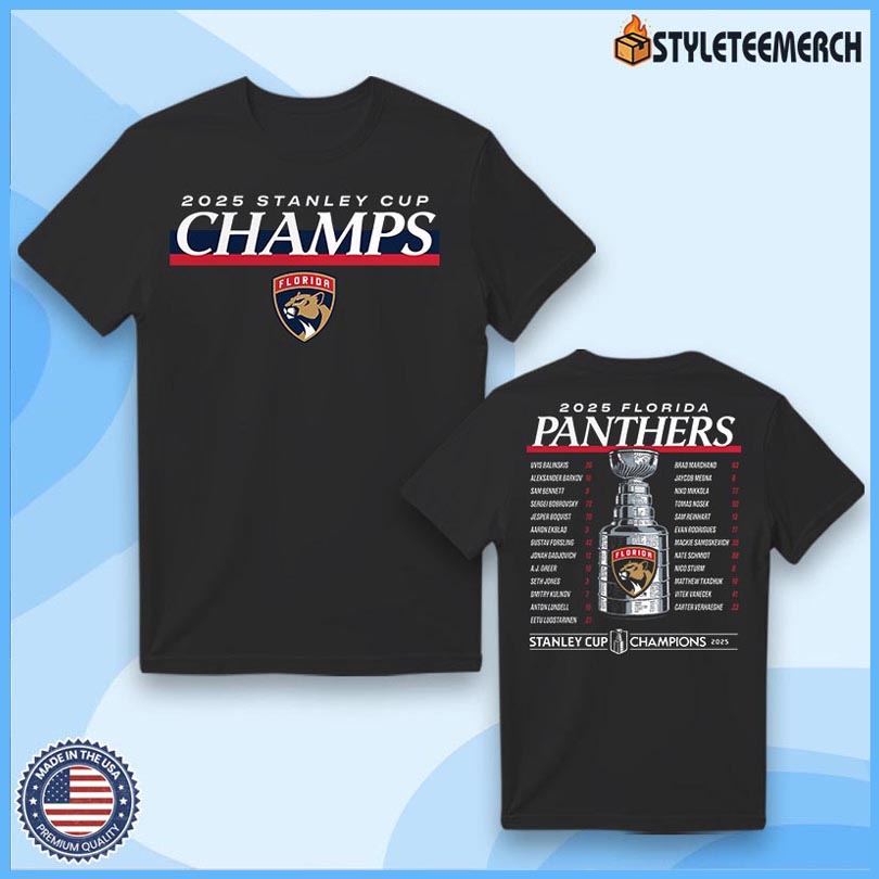 Florida Panthers Give and Go 2025 Champions T-Shirt 4 Florida Panthers Give and Go 2025 Champions T-Shirt