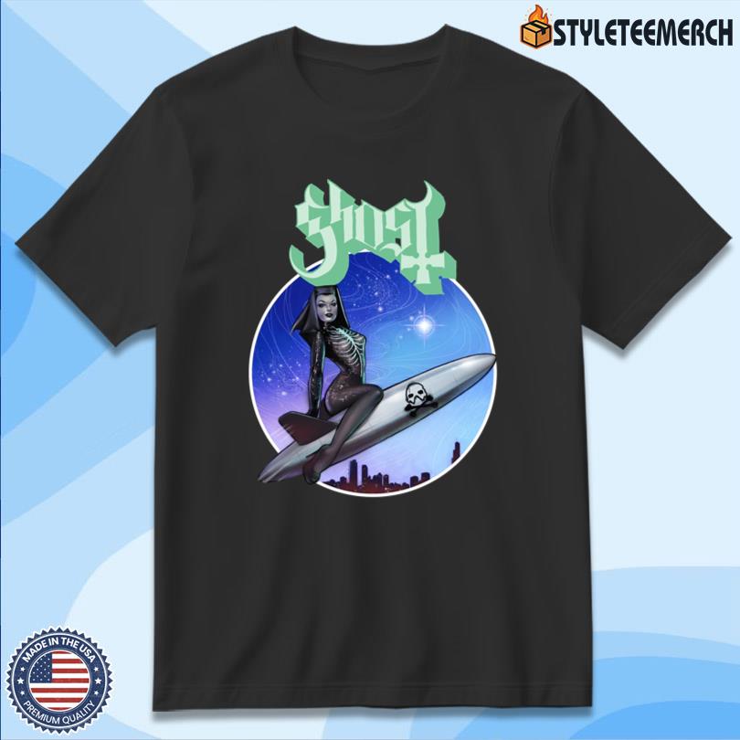 Ghost The Band Merch Love Rockets Tee 4 Ghost The Band Merch Love Rockets Tee