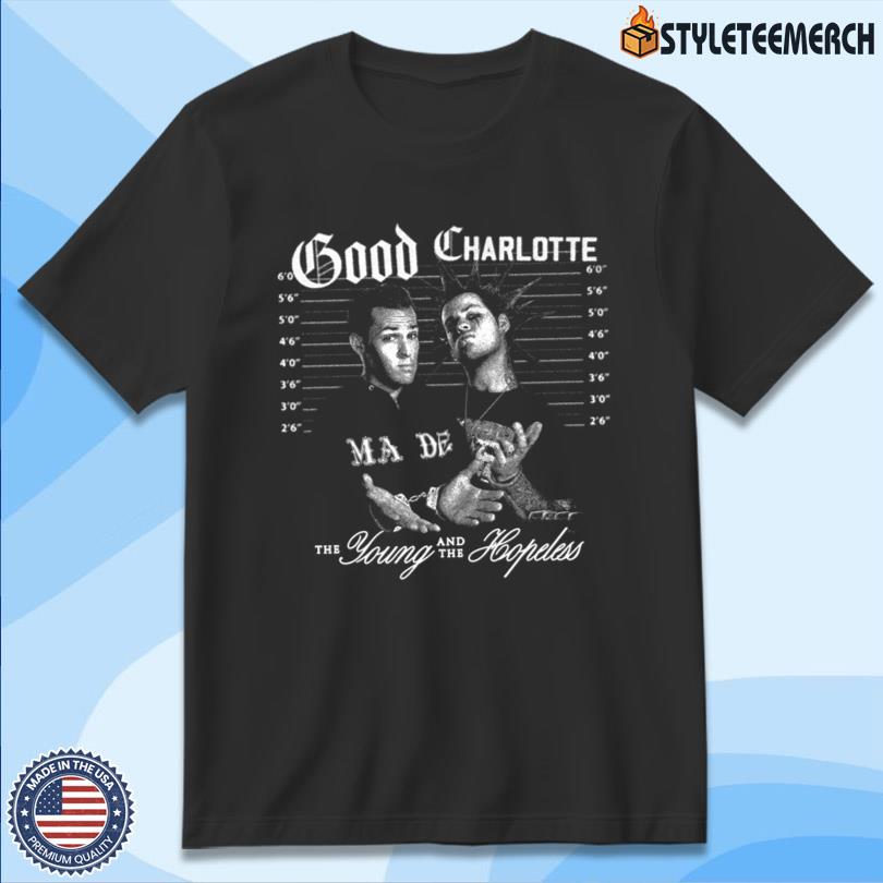Good Charlotte Old School Mugshot Rare Tee 4 Good Charlotte Old School Mugshot Rare Tee