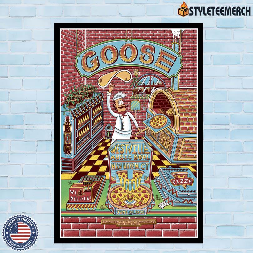 Goose Live At Westville Music Bowl New Haven June 29 2025 Poster