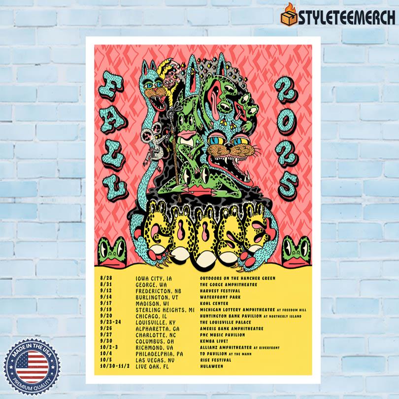 Goose Poster Fall 2025 Tour 4 Goose Poster Fall 2025 Tour