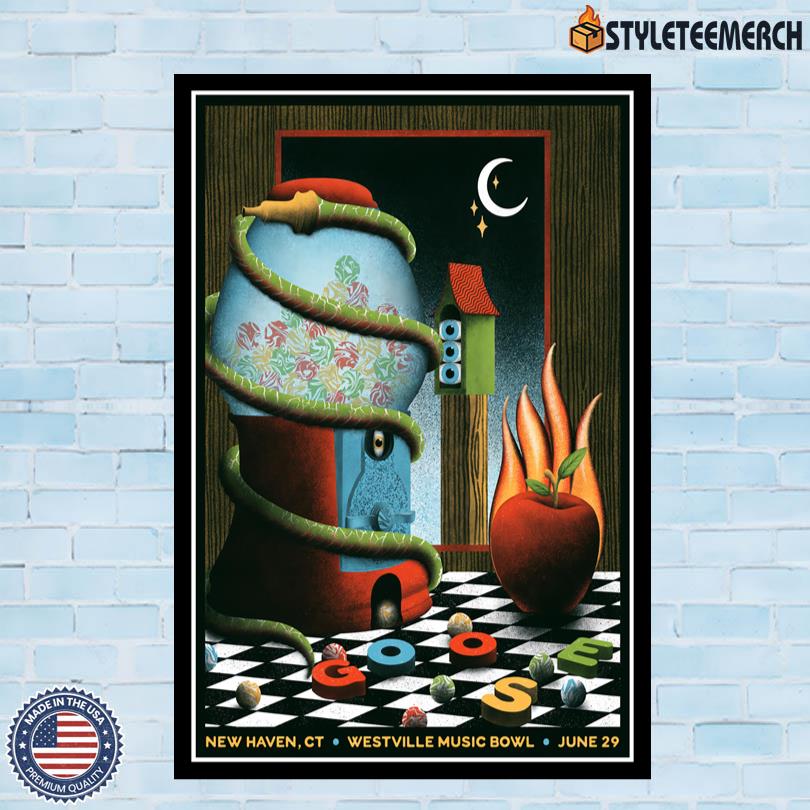 Goose Poster June 29 2025 New Haven, CT Limited Edition 4 Goose Poster June 29 2025 New Haven, CT Limited Edition