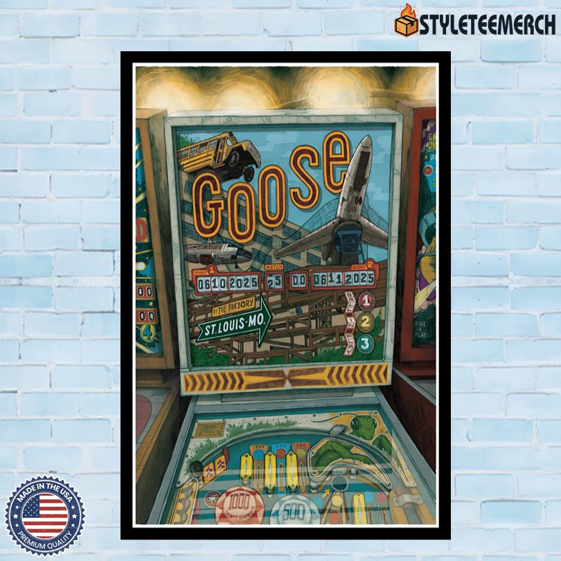 Goose St Louis Concert June 10-11 2025 Poster 4 Goose St Louis Concert June 10-11 2025 Poster