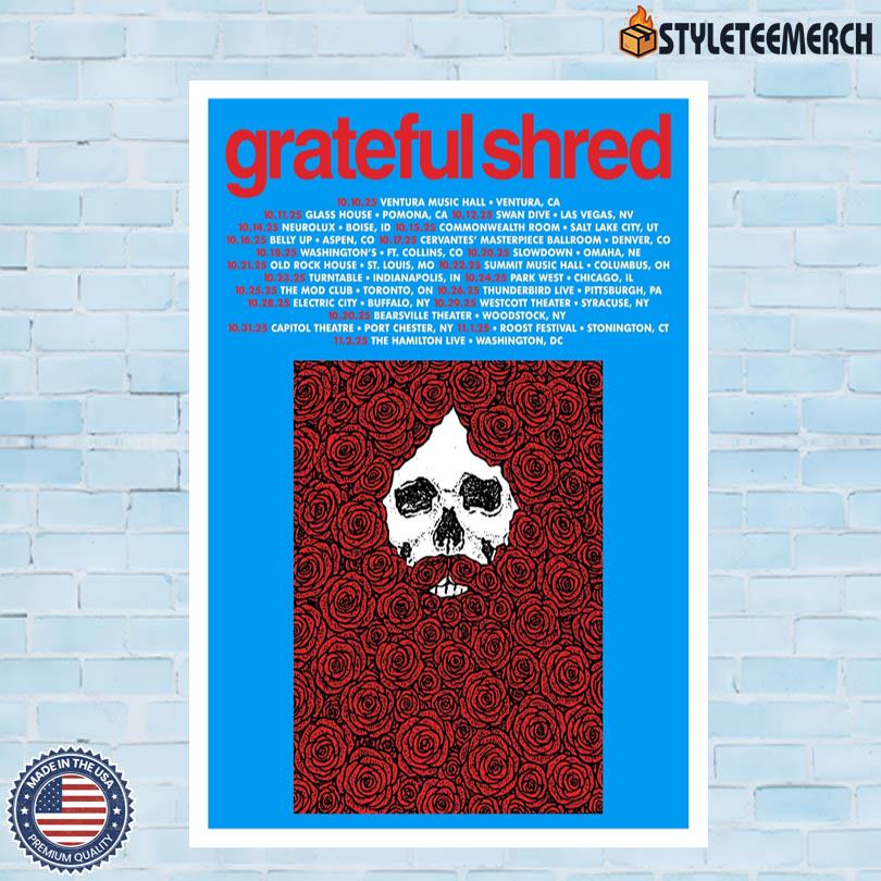 Grateful Shred Fall 25 Poster 4 Grateful Shred Fall 25 Poster