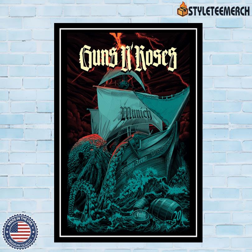 Guns N Roses Concert At Allianz Arena Munich, DE June 20 2025 Poster 4 Guns N Roses Concert At Allianz Arena Munich, DE June 20 2025 Poster