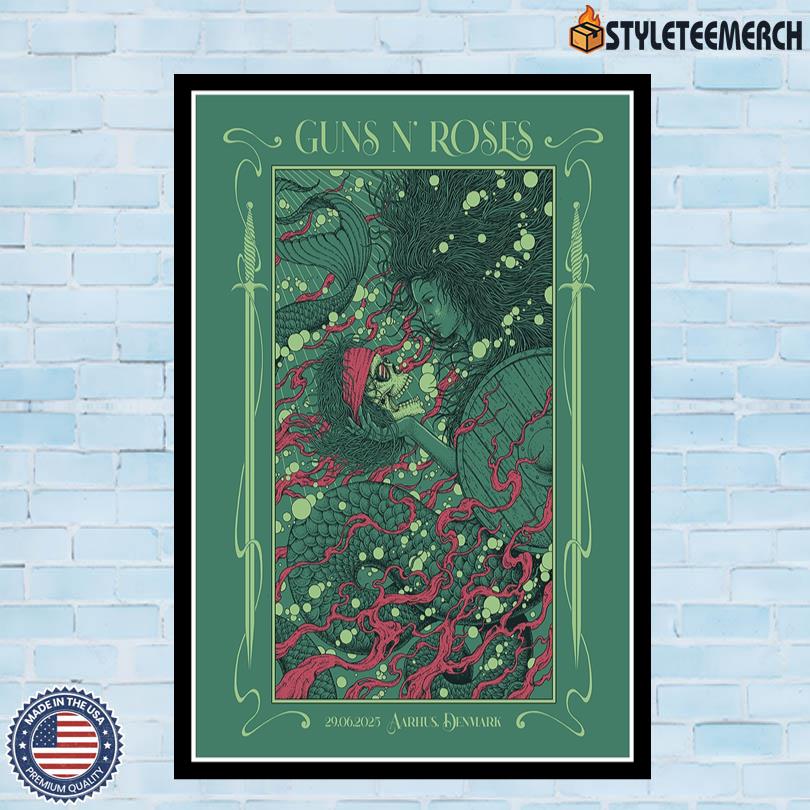 Guns N Roses Concert Jun 29 2025 Aarhus, DK Poster 4 Guns N Roses Concert Jun 29 2025 Aarhus, DK Poster