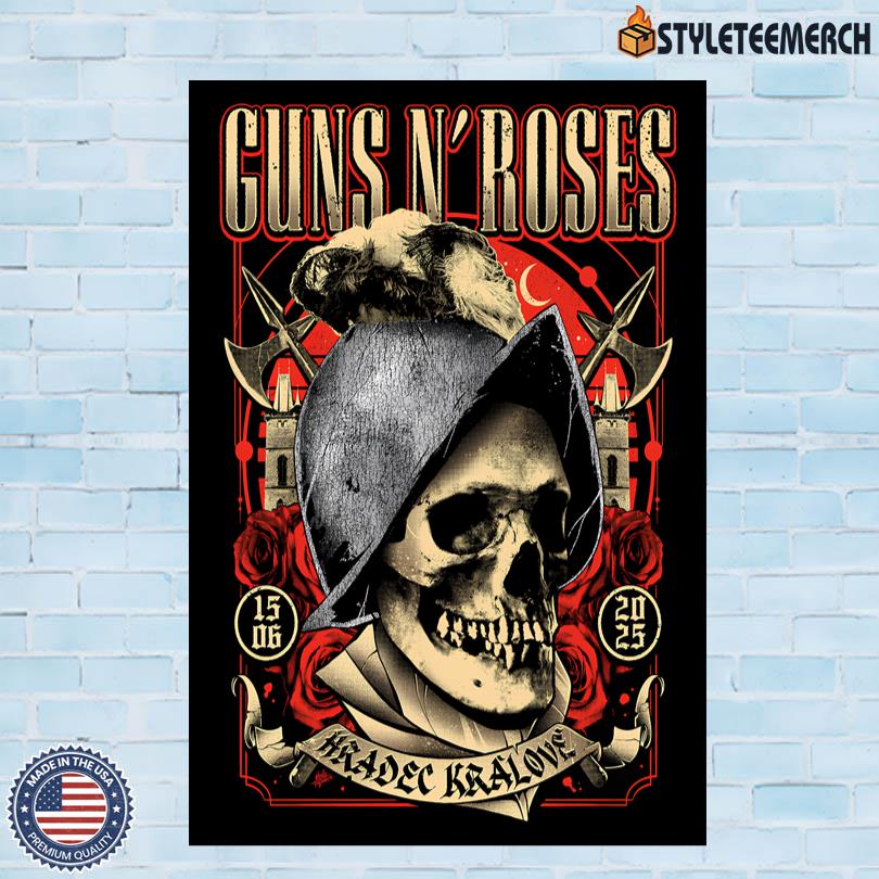 Guns N Roses Rock For People 2025 Limited Edition Poster 10 Guns N Roses Rock For People 2025 Limited Edition Poster