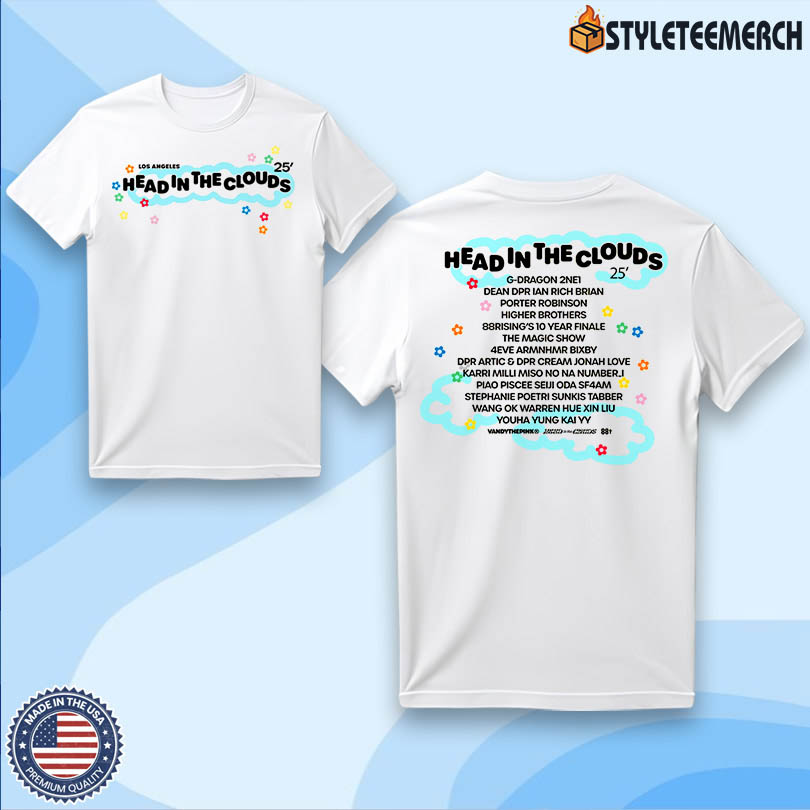 Head In The Clouds Festival 2025 White Lineup Shirt 4 Head In The Clouds Festival 2025 White Lineup Shirt
