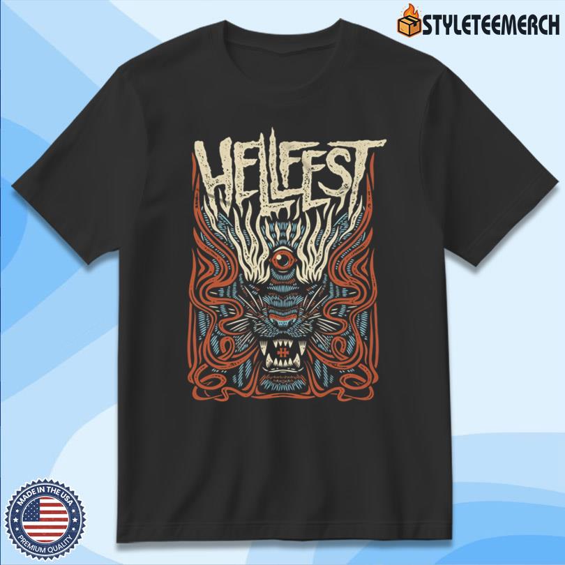Hellfest Festival Savage Tiger 2025 Tee 4 Hellfest Festival Savage Tiger 2025 Tee