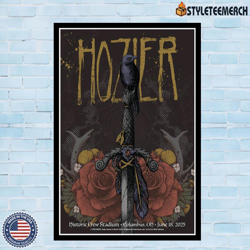 Hozier June 18 2025 Poster 4 Hozier June 18 2025 Poster