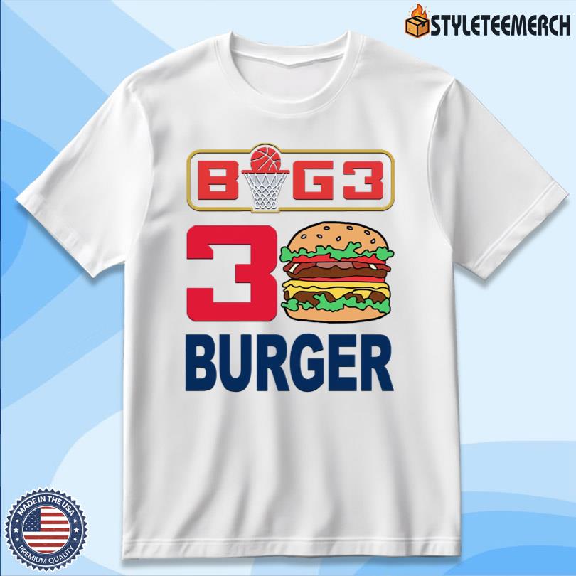 Ice Cube BIG3 A 30 Burger Basketball Tee 10 Ice Cube BIG3 A 30 Burger Basketball Tee