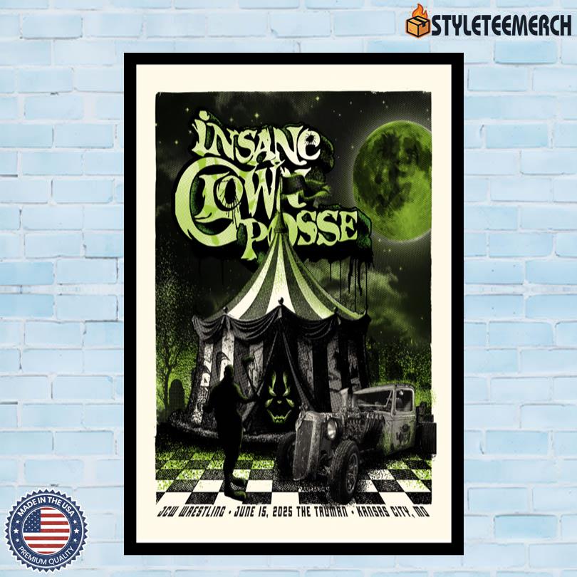 Insane Clown Posse June 15 2025 The Truman Kansas City MO Poster 4 Insane Clown Posse June 15 2025 The Truman Kansas City MO Poster