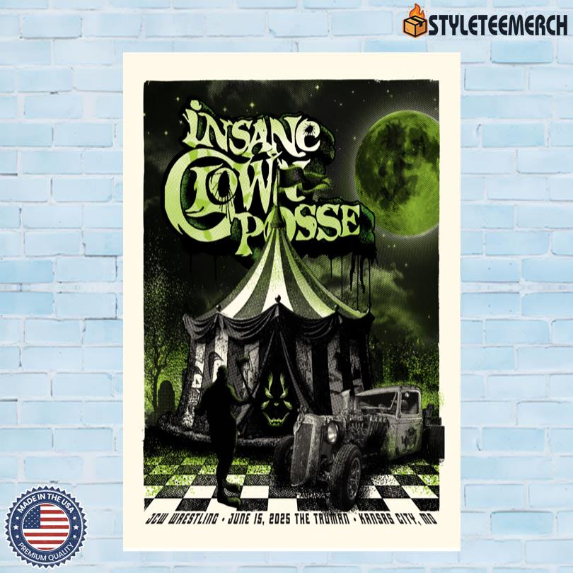 Insane Clown Posse Kansas City MO June 15 2025 Poster 4 Insane Clown Posse Kansas City MO June 15 2025 Poster