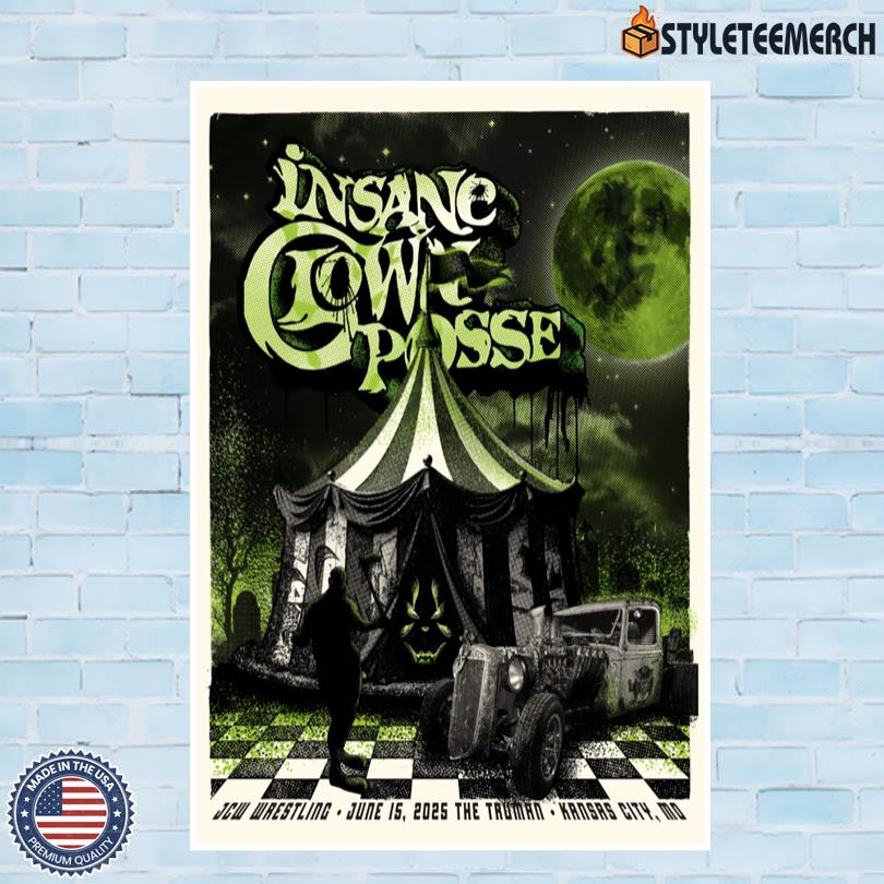 Insane Clown Posse The Truman June 15 2025 Kansas City Tour Poster 4 Insane Clown Posse The Truman June 15 2025 Kansas City Tour Poster