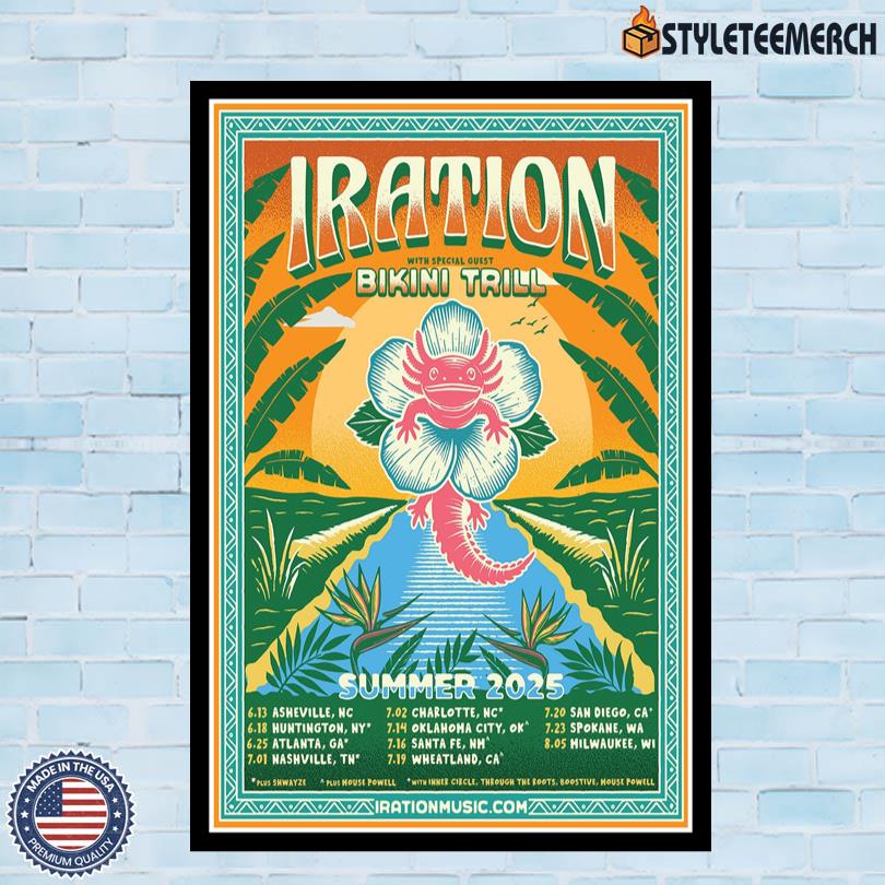 Iration Poster Summer Tour 2025 4 Iration Poster Summer Tour 2025