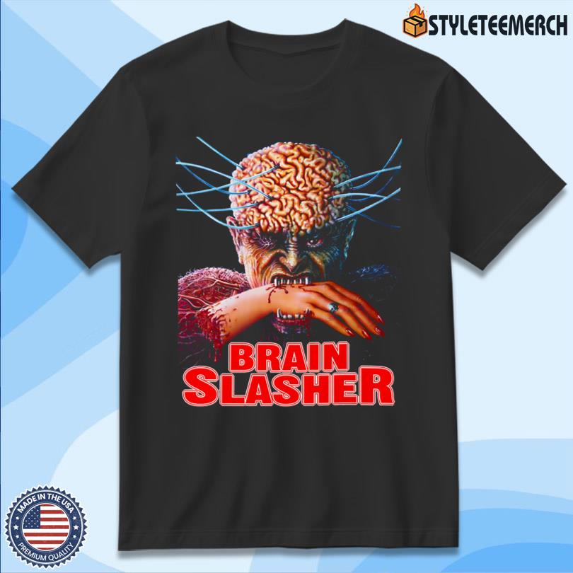 Iron Fortress Records Merch Brain Slasher Horror Shirt 4 Iron Fortress Records Merch Brain Slasher Horror Shirt