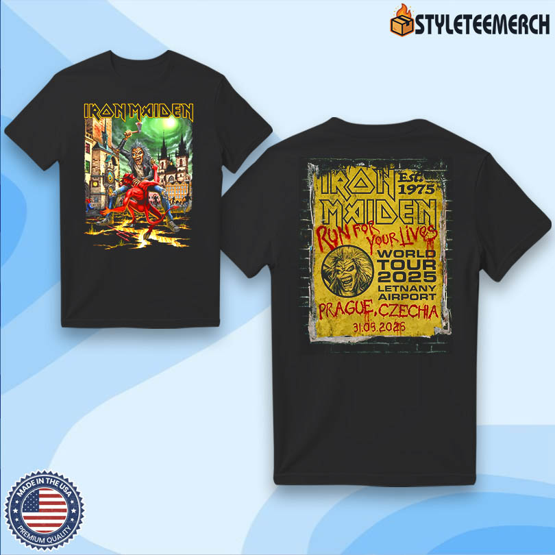 Iron Maiden World Tour Letnany Airport Prague, Czechia 31.05.2025 Shirt 4 Iron Maiden World Tour Letnany Airport Prague, Czechia 31.05.2025 Shirt