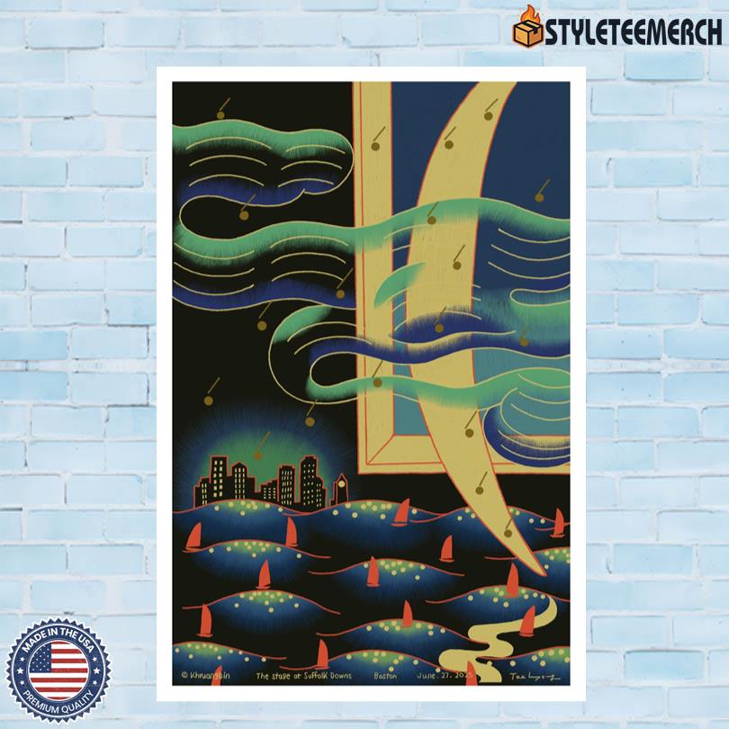 Khruangbin Concert Jun 27 2025 The Stage At Suffolk Downs Boston MA Poster 4 Khruangbin Concert Jun 27 2025 The Stage At Suffolk Downs Boston MA Poster