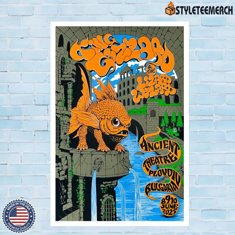 King Gizzard & The Lizard Wizard Plovdiv 3 Nights Show Poster June 2025 4 King Gizzard & The Lizard Wizard Plovdiv 3 Nights Show Poster June 2025