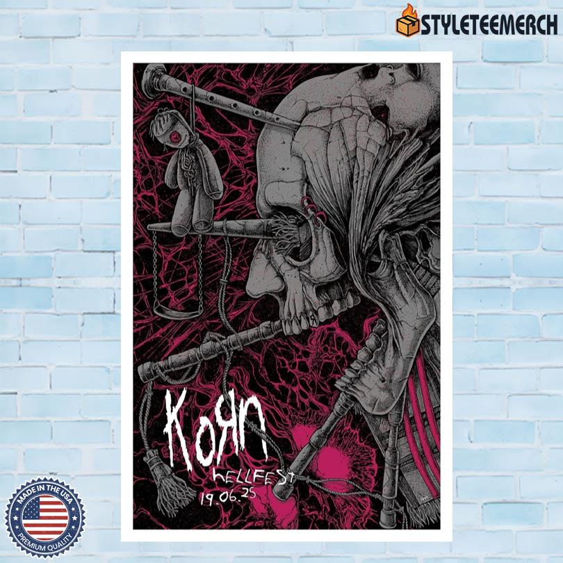 Korn Live At Hellfest Clisson FR June 19 2025 Concert Poster 10 Korn Live At Hellfest Clisson FR June 19 2025 Concert Poster
