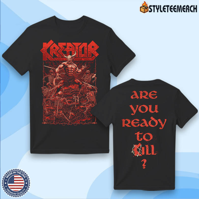 Kreator Ready To Kill 2025 Tee 4 Kreator Ready To Kill 2025 Tee