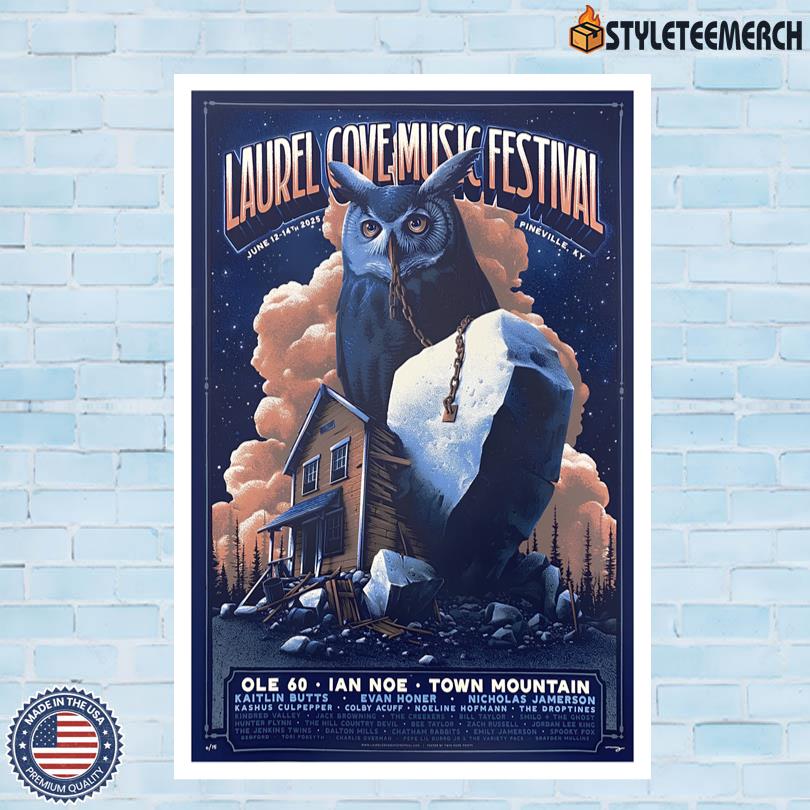 Laurel Cove Music Festival 2025 Lineup Poster June 12-14 4 Laurel Cove Music Festival 2025 Lineup Poster June 12-14