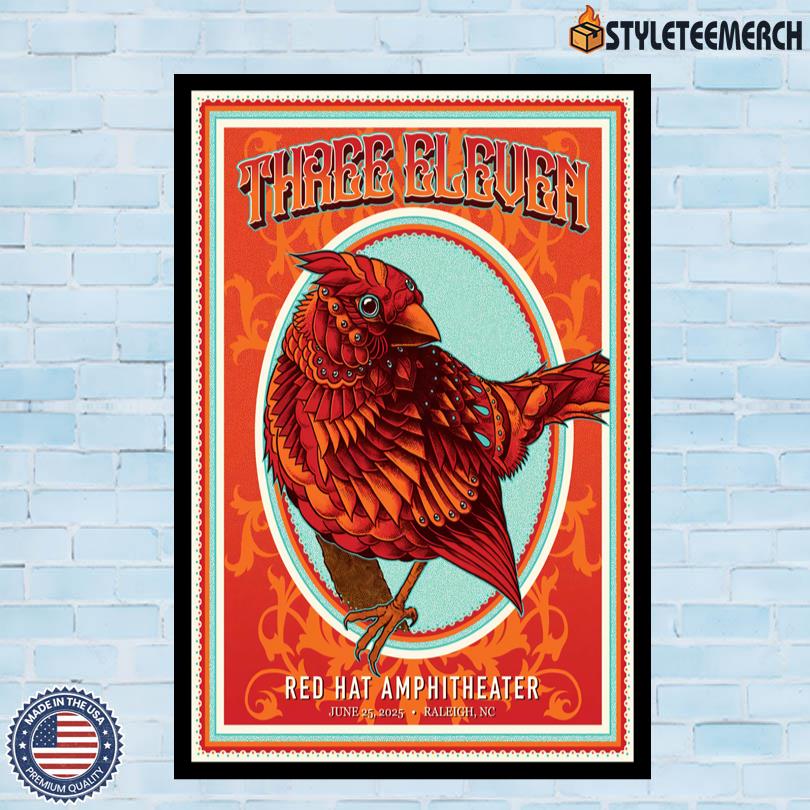 Limited Edition 311 Red Hat Amphitheater 2025 Tour Poster 4 Limited Edition 311 Red Hat Amphitheater 2025 Tour Poster