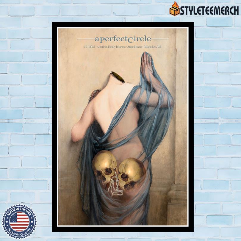 Limited Edition A Perfect Circle Milwaukee, WI 5.31.25 Tour Poster 4 Limited Edition A Perfect Circle Milwaukee, WI 5.31.25 Tour Poster
