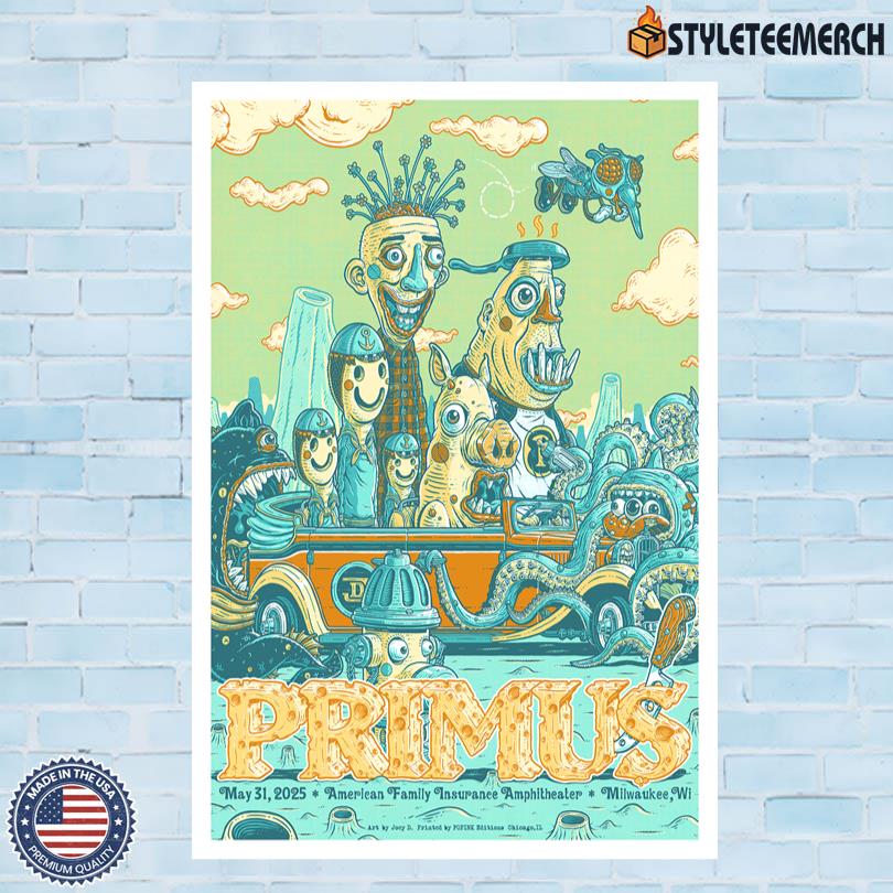 Limited Edition Primus May 31 2025 Tour Print 4 Limited Edition Primus May 31 2025 Tour Print
