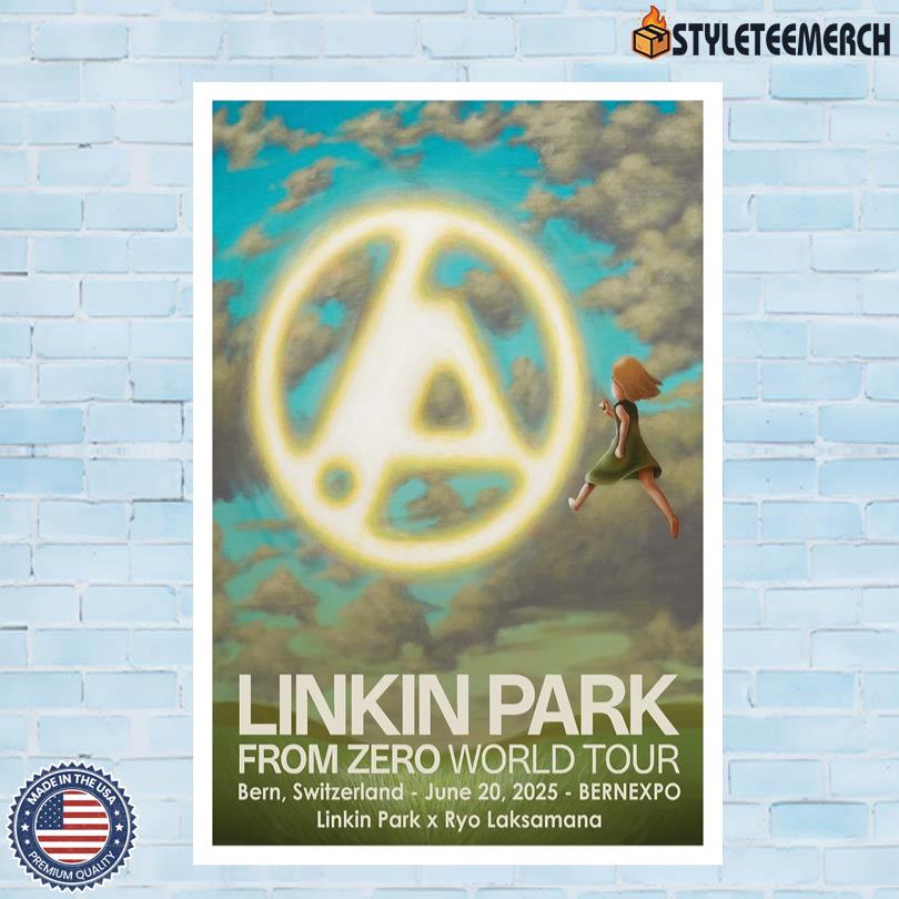 Linkin Park From Zero World Tour June 20 2025 Bern Switzerland Poster 4 Linkin Park From Zero World Tour June 20 2025 Bern Switzerland Poster