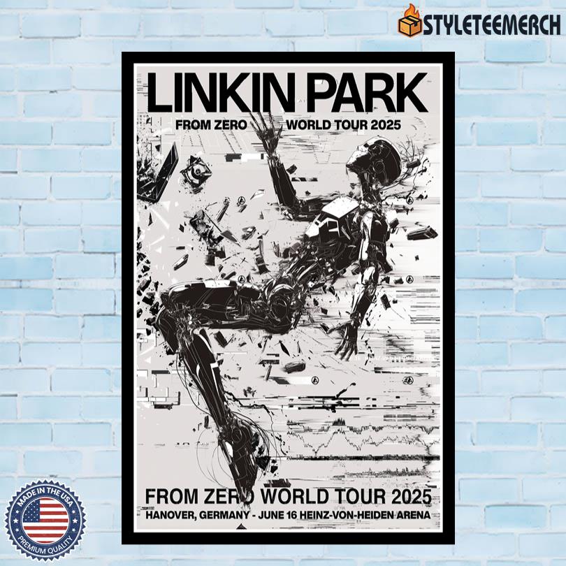 Linkin Park Hanover Germany June 16 2025 Heinz-Von-Heiden Arena Poster