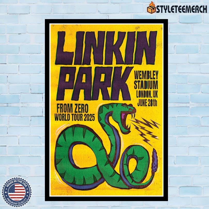 Linkin Park Wembley Stadium London June 28th 2025 Poster 4 Linkin Park Wembley Stadium London June 28th 2025 Poster