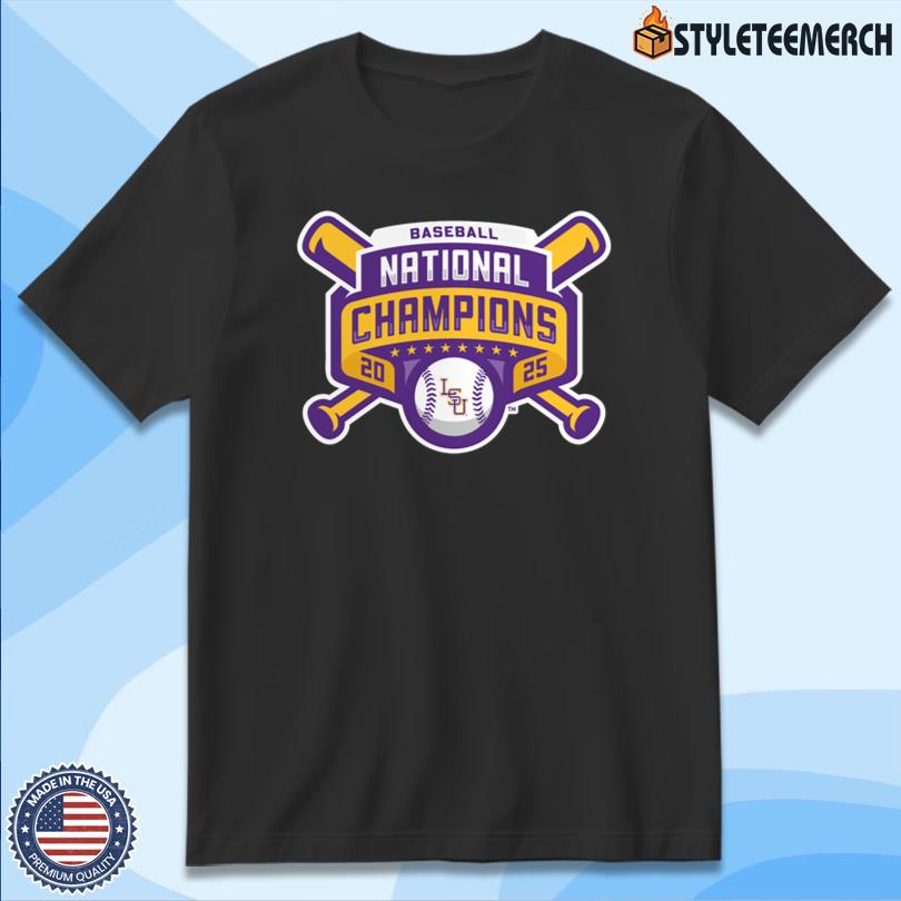 LSU Tigers 2025 Baseball Men's College World Series Champions T-Shirt 4 LSU Tigers 2025 Baseball Men\'s College World Series Champions T-Shirt