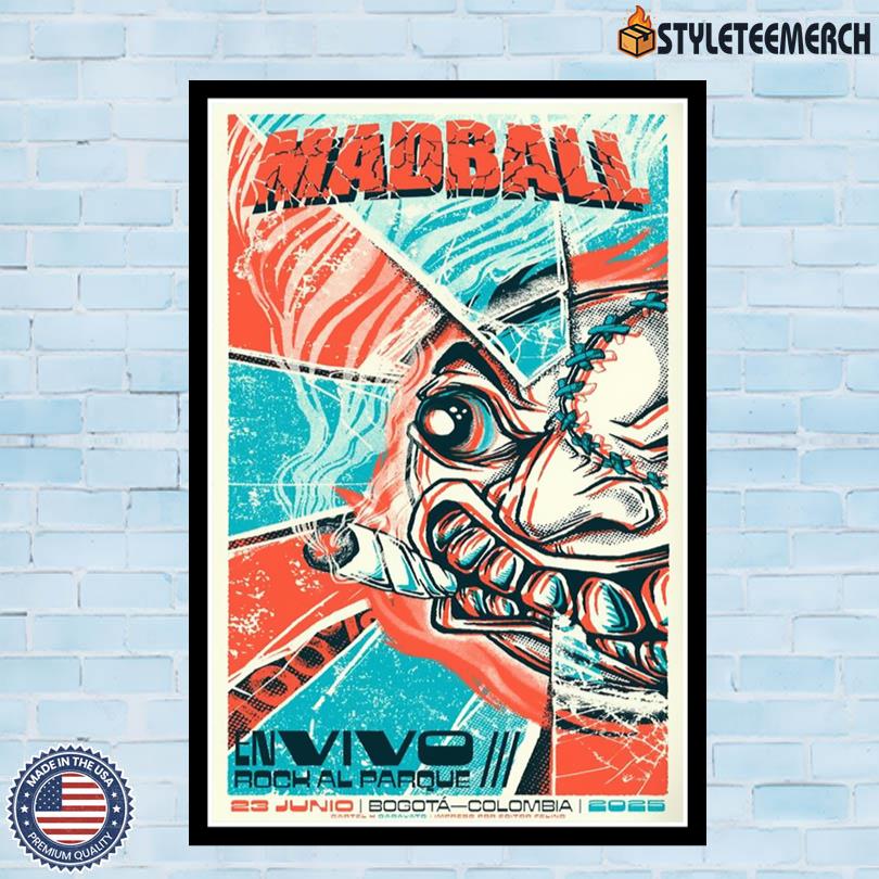 Madball Event Bogota, Colombia June 23 2025 Merch Poster 4 Madball Event Bogota, Colombia June 23 2025 Merch Poster