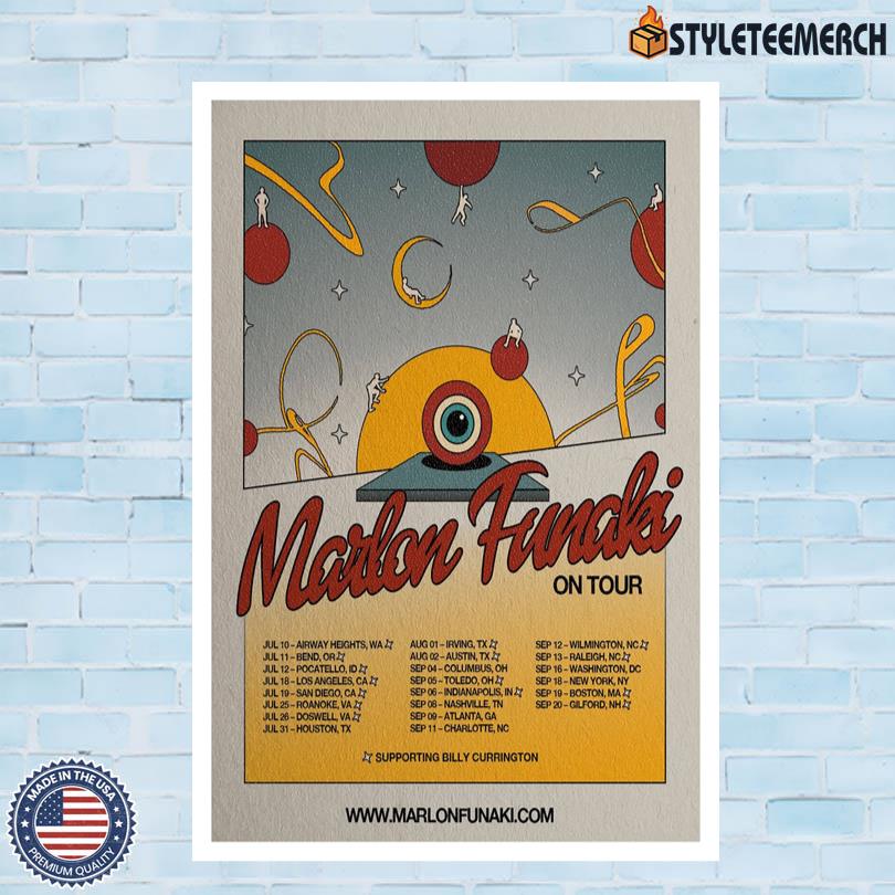 Marlon Funaki Poster Summer Tour 2025 4 Marlon Funaki Poster Summer Tour 2025