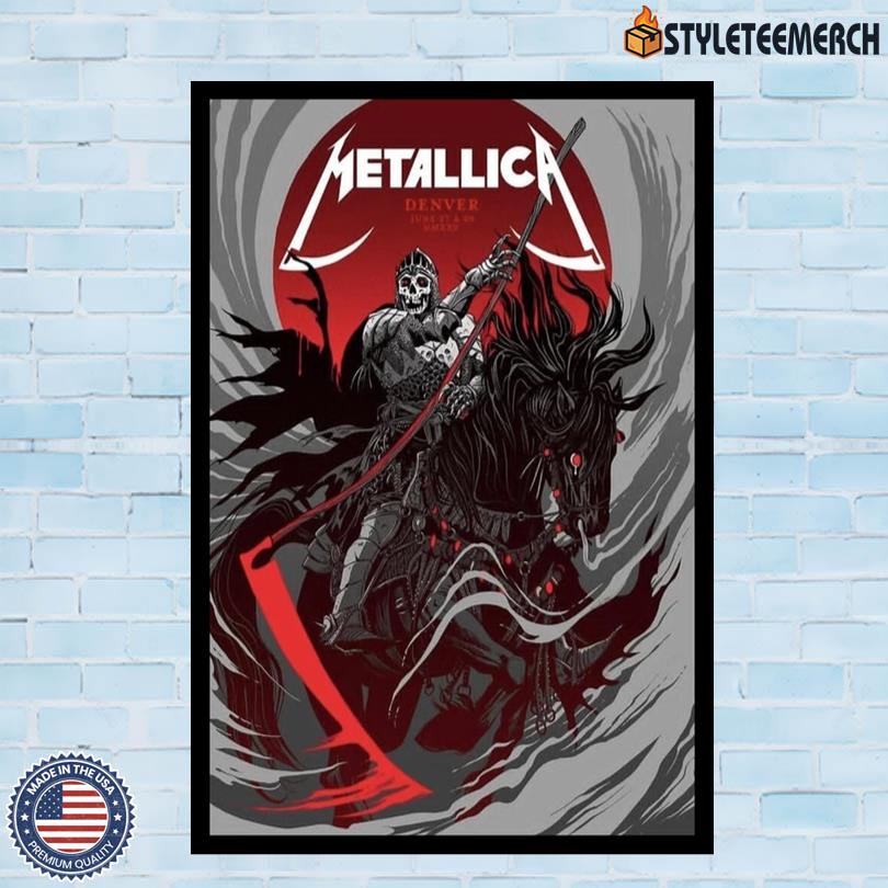 Metallica Denver June 27 & 29 2025 Poster 4 Metallica Denver June 27 & 29 2025 Poster