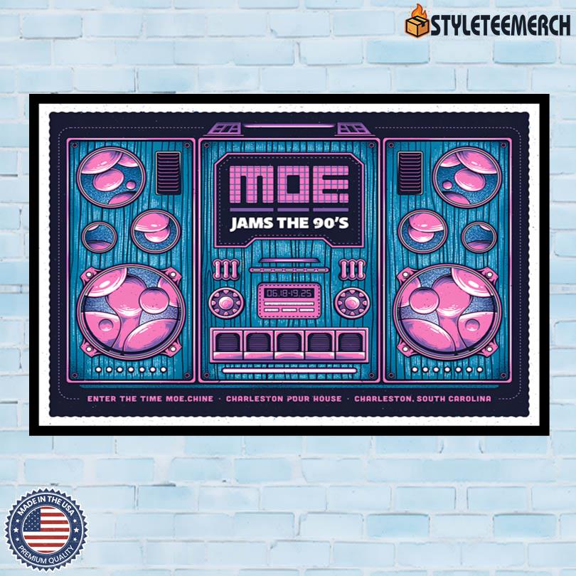 Moe Band Event Charleston, SC June 18-19 2025 Merch Poster 4 Moe Band Event Charleston, SC June 18-19 2025 Merch Poster